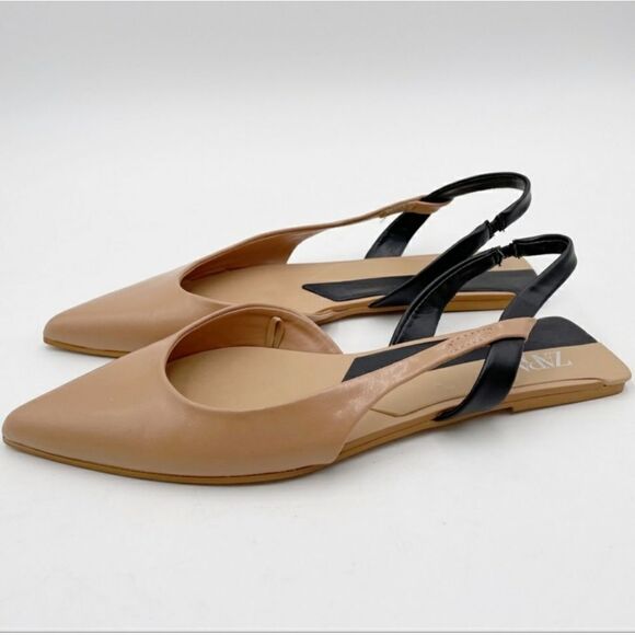 BRAND NEW ZARA SLINGBACK POINTED TOE MULE SANDAL - Picture 16 of 16
